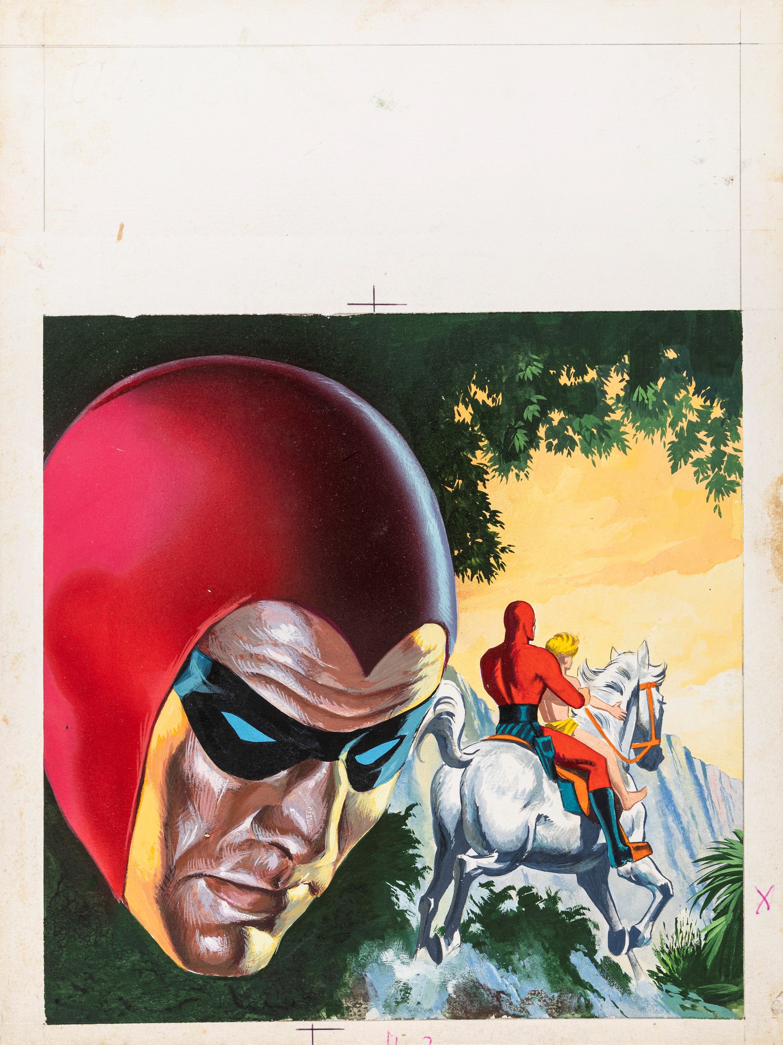 Le Fantôme - The red nemesis , 1971 by Mario Caria, 1971