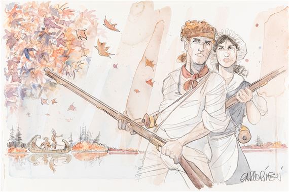 Deerfield 1704: Blood on Otsego Lake , 2016 by Carlo Rispoli, 1704