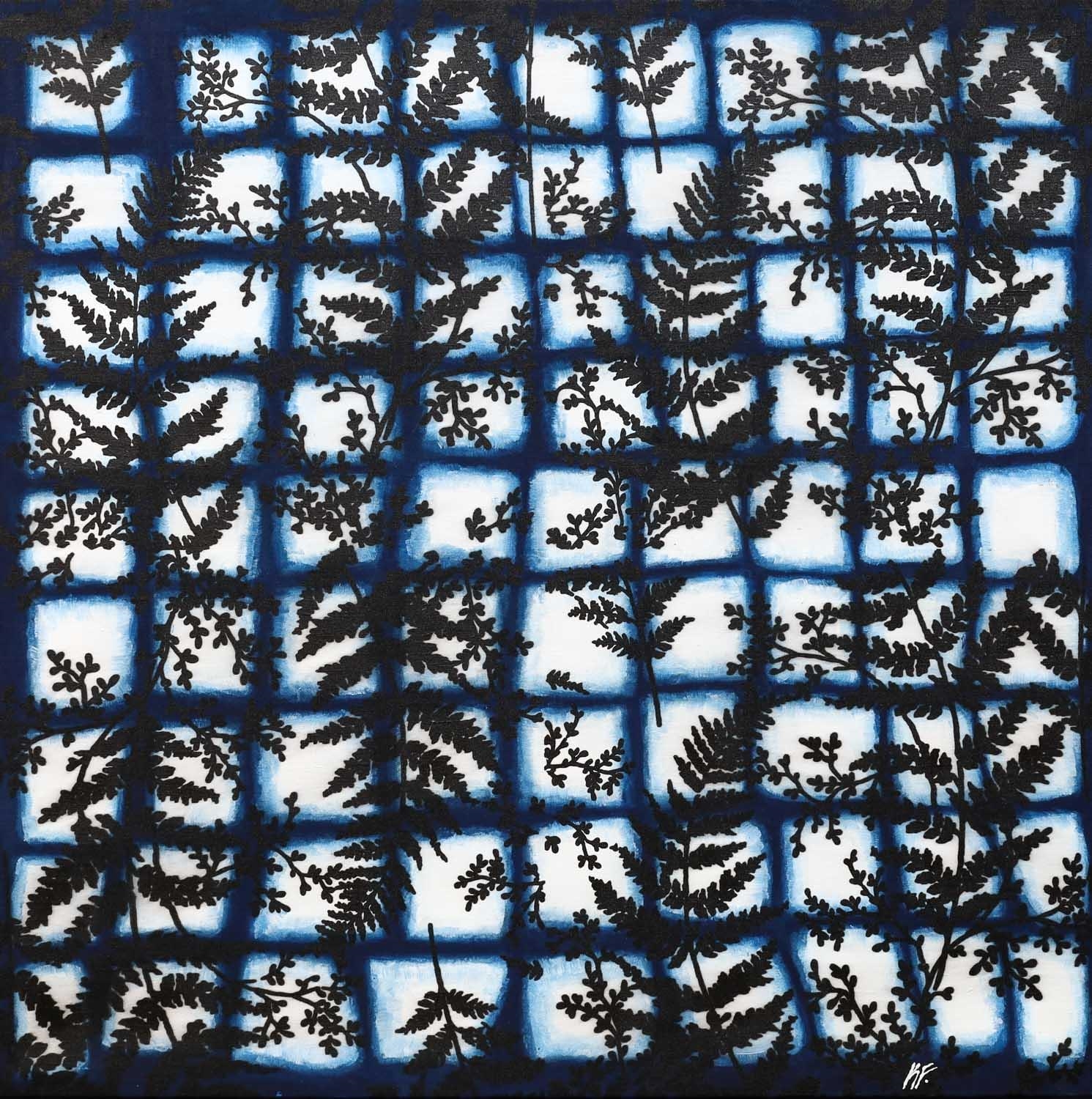 Artwork by Kiara Fragomeli, "The View", Made of Mixed Media on LINEN