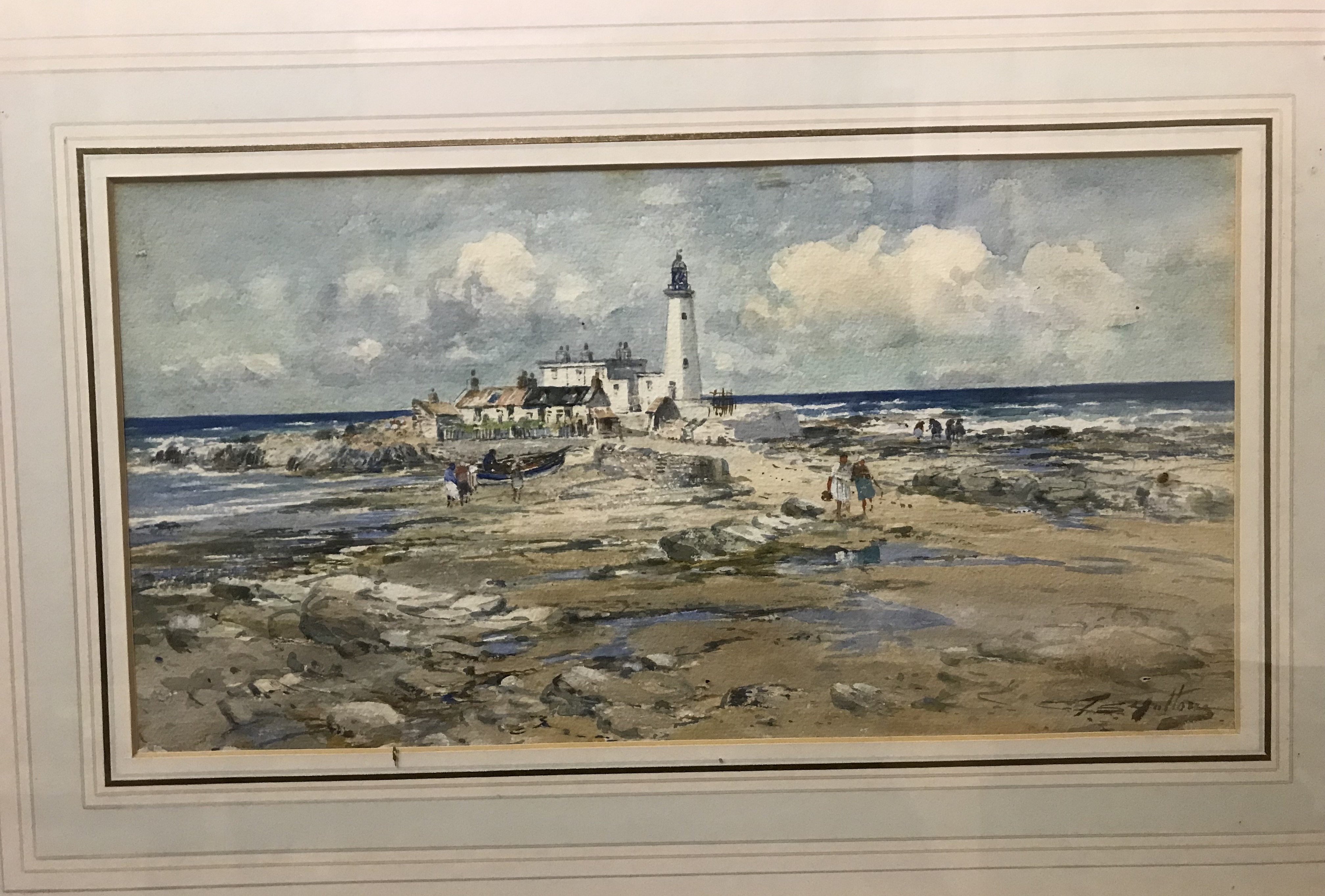 Thomas Swift Hutton | St. Mary's lighthouse, Whitley Bay | MutualArt