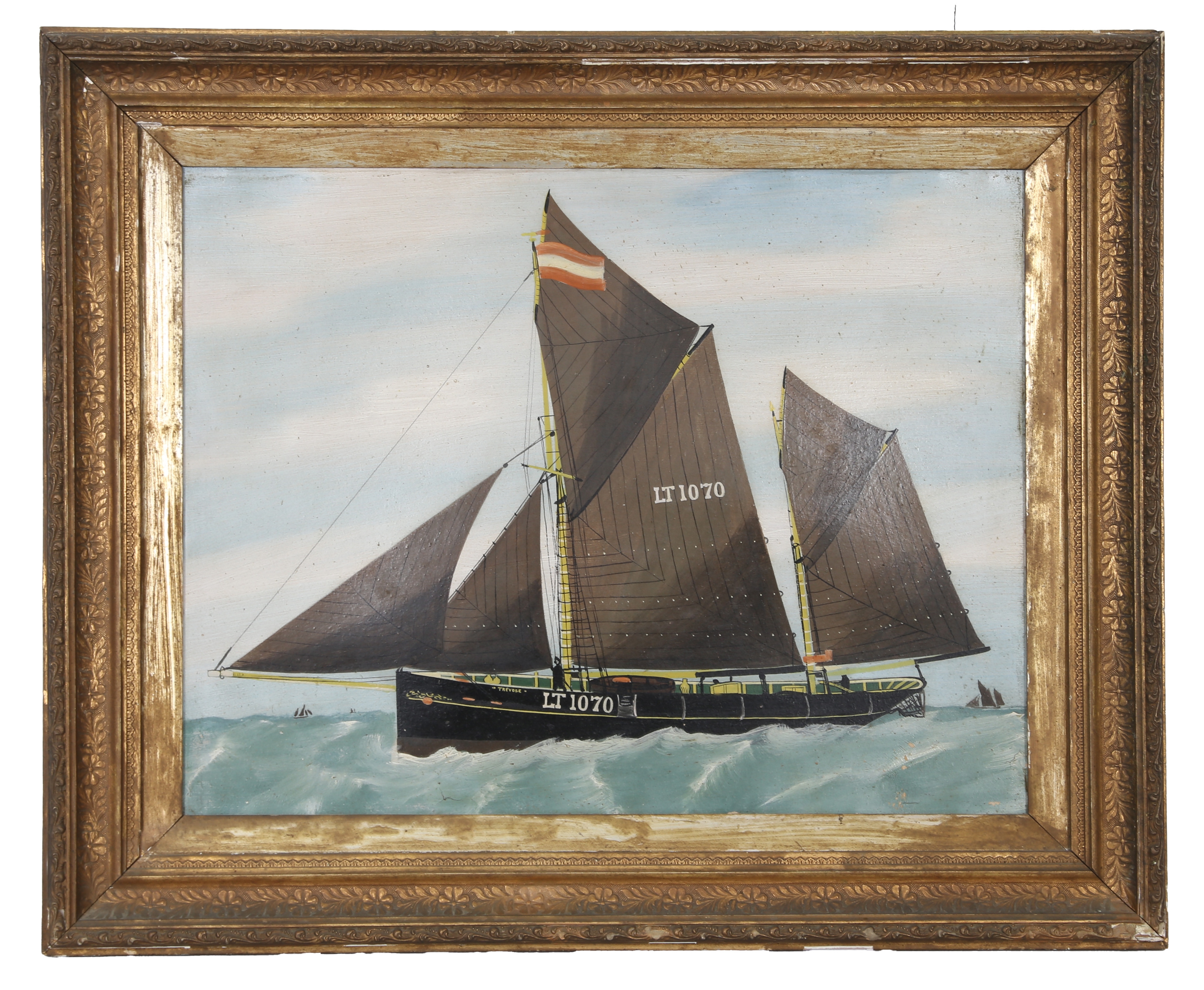 Artwork by Claude Mowle, 1950) & KENNETH LUCK (1874-1936)., Made of oil on board