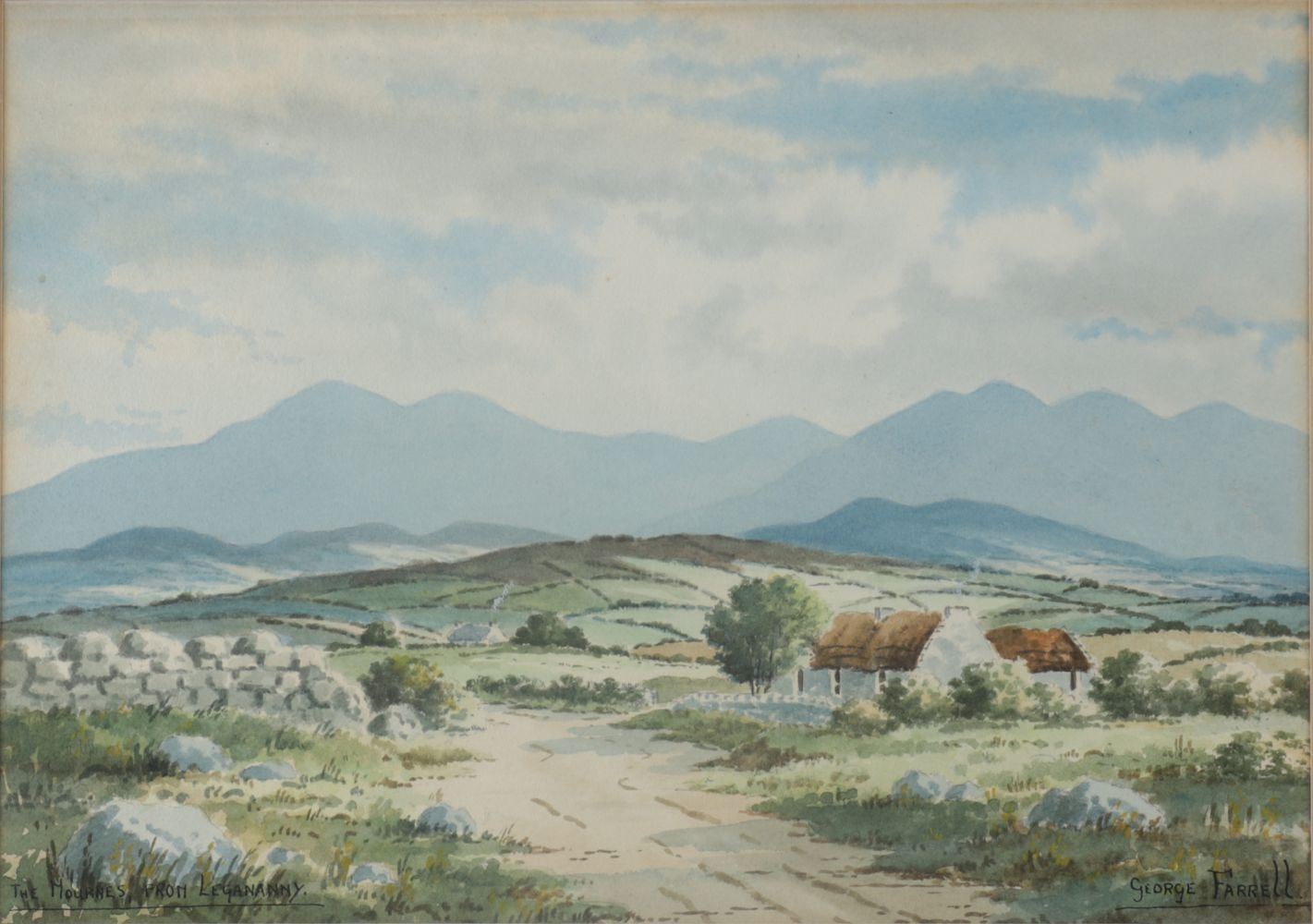 George Farrell | The Mournes from Legananny | MutualArt