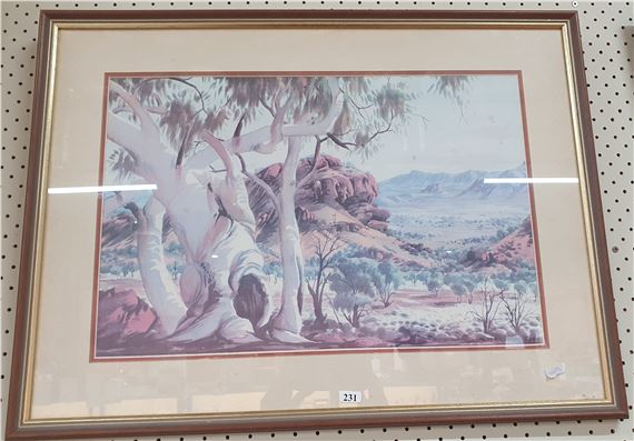 AN ALBERT NAMATJIRA PRINT by Albert Namatjira