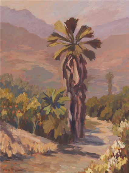 Lone Palm in Evening Light by Robert Ferguson, 2022