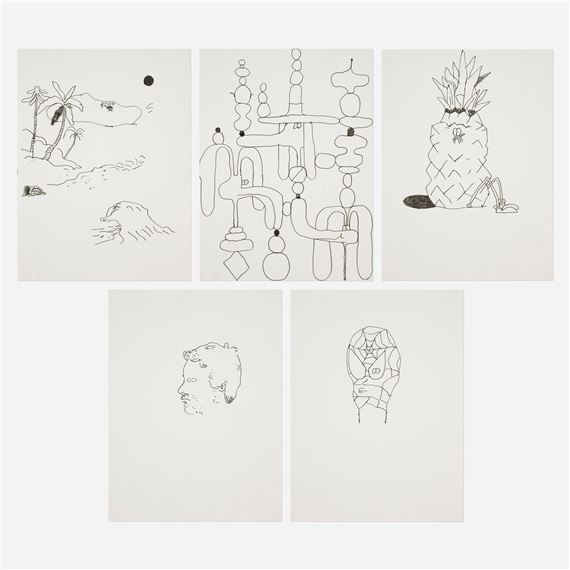 Untitled (five works