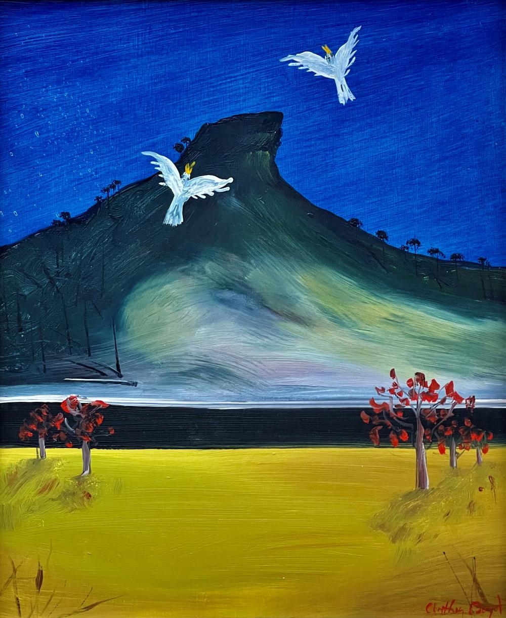 Pulpit Rock, Shoalhaven with White Cockatoos - Arthur Boyd