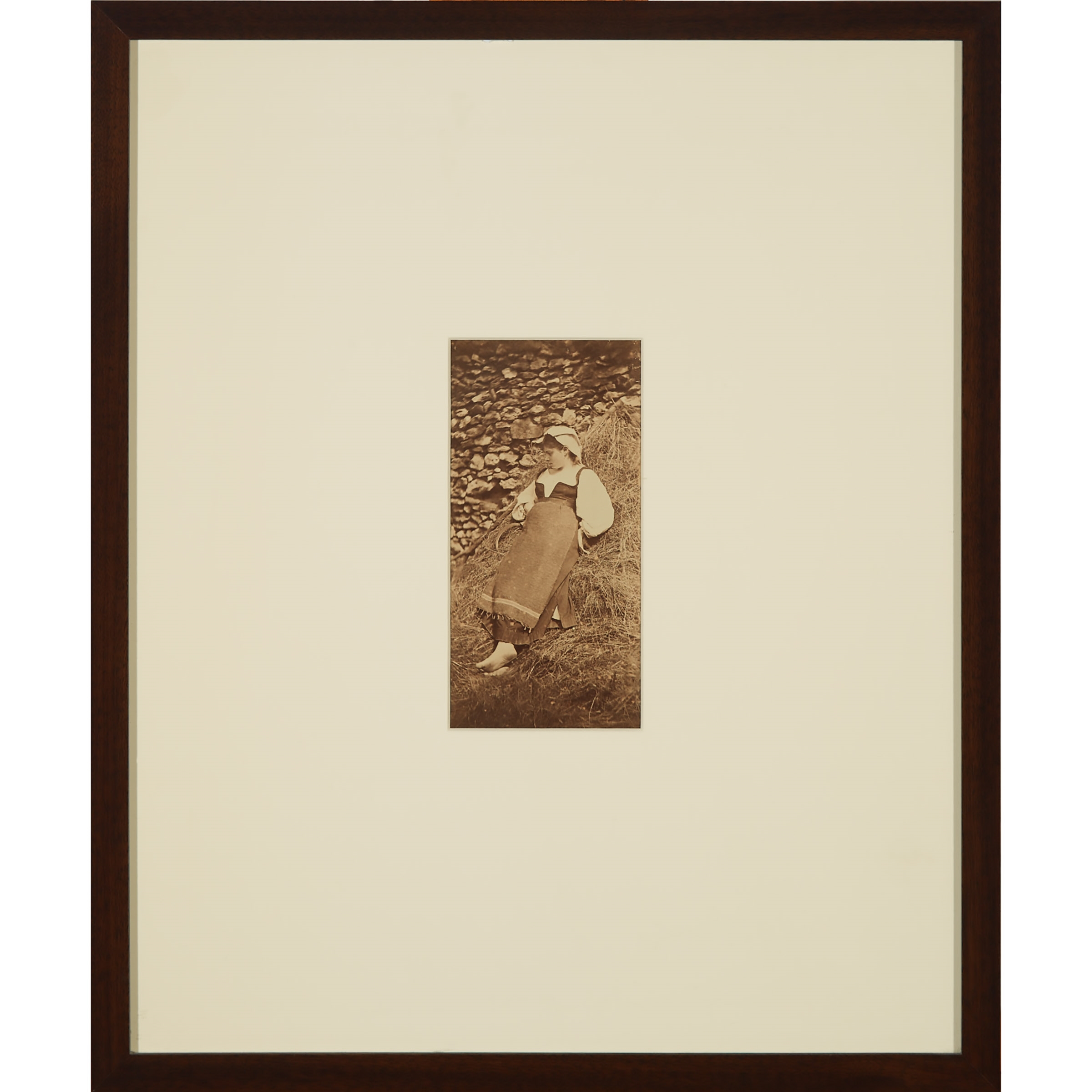 Auguste Giraudon ARTIST’S STUDY (FIELD WORKER WITH SICKLE), CA. 1870