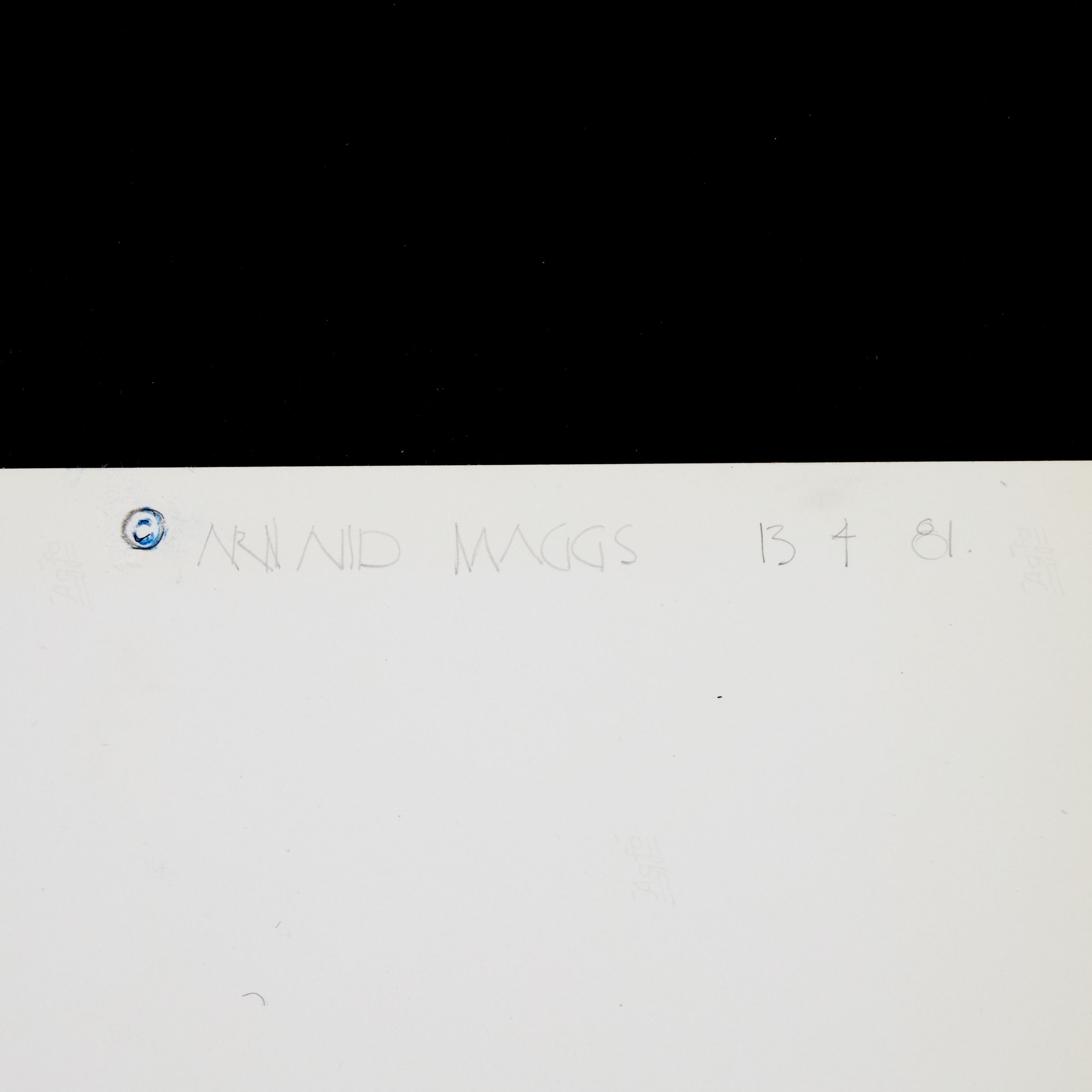 Artwork by Arnaud Maggs, LEDOYEN SERIES, 48 PROFILE VIEWS, 1979, Made of silver gelatin print