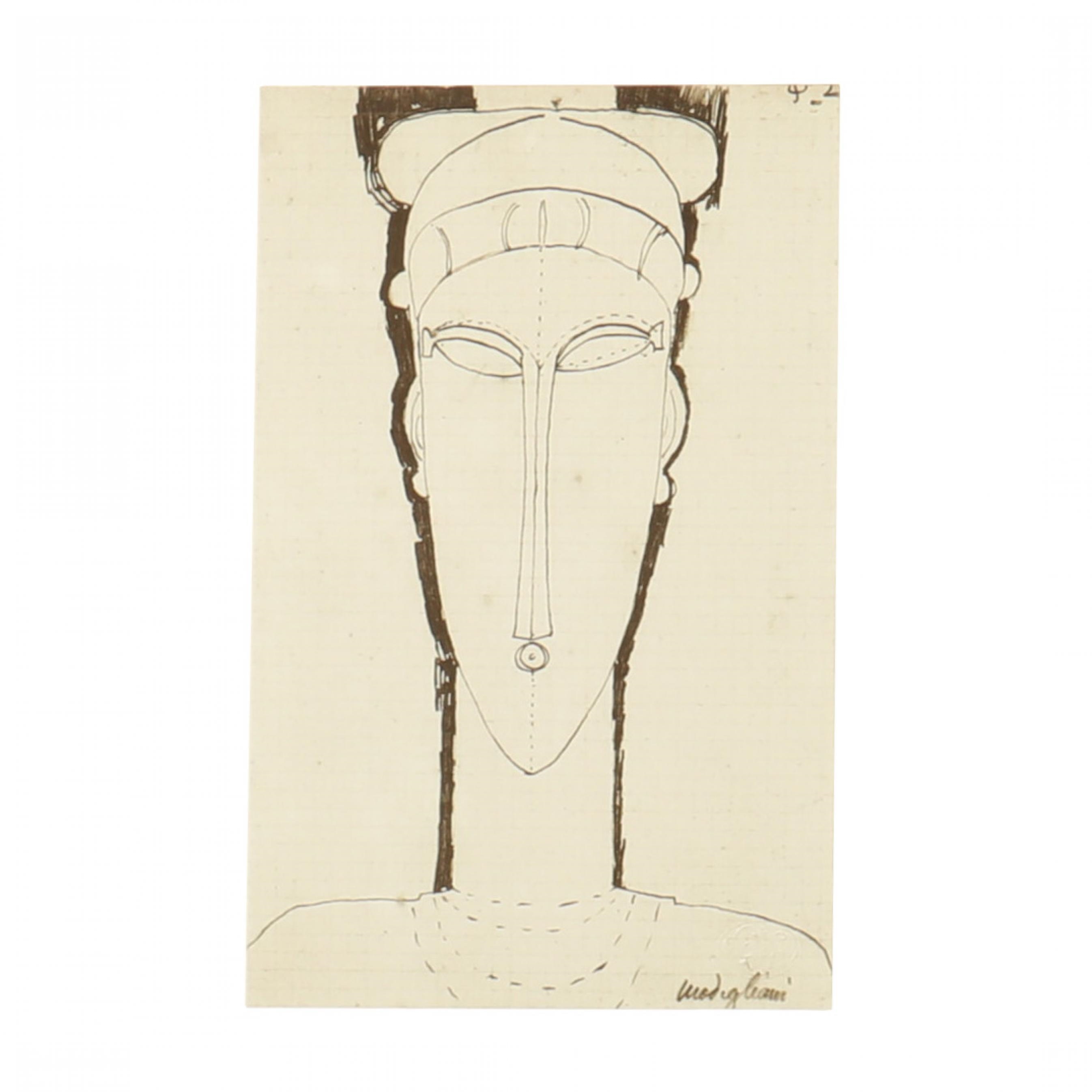 Amedeo Modigliani | Forty-five drawings by Modigliani Portfolio | MutualArt