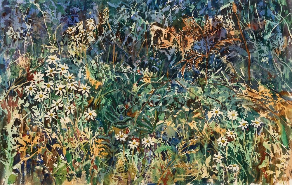 Artwork by Tonny Vickery, Flannel Flowers, Made of watercolour