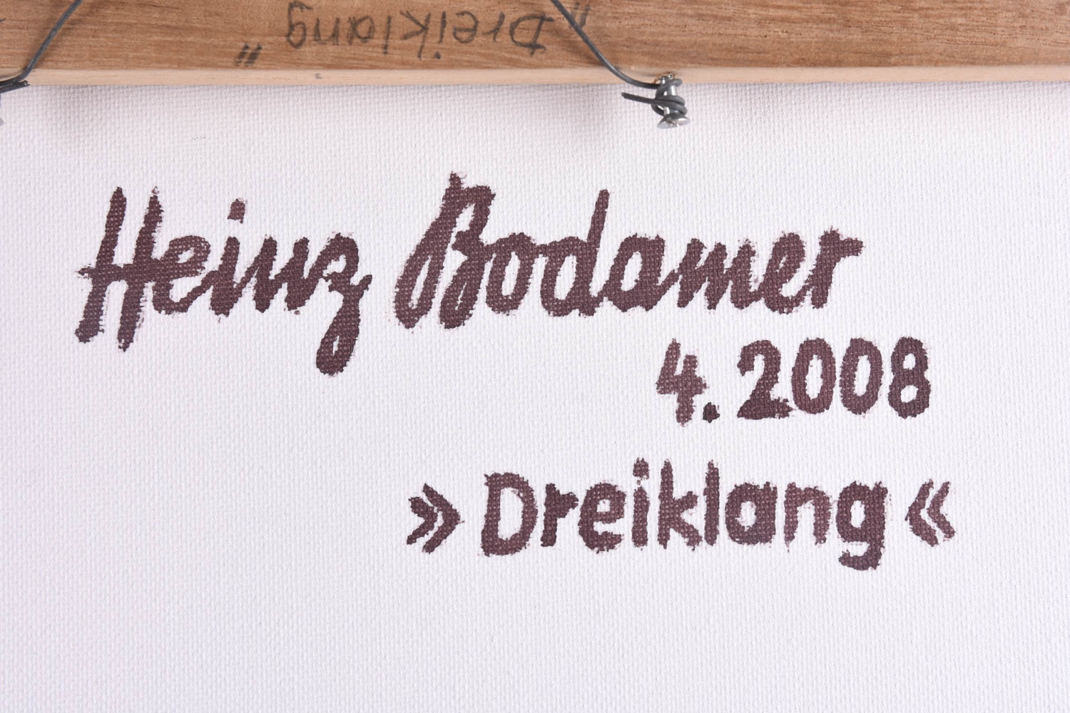 Heinz Bodamer | Dreiklang | MutualArt