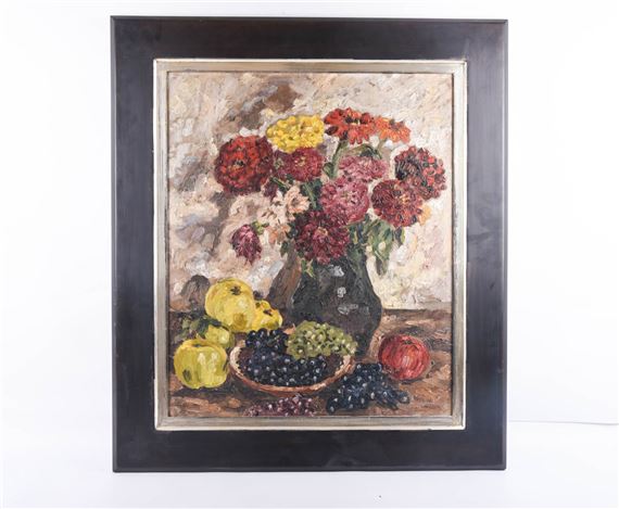 Blumenstillleben by Sepp Vees, 1946