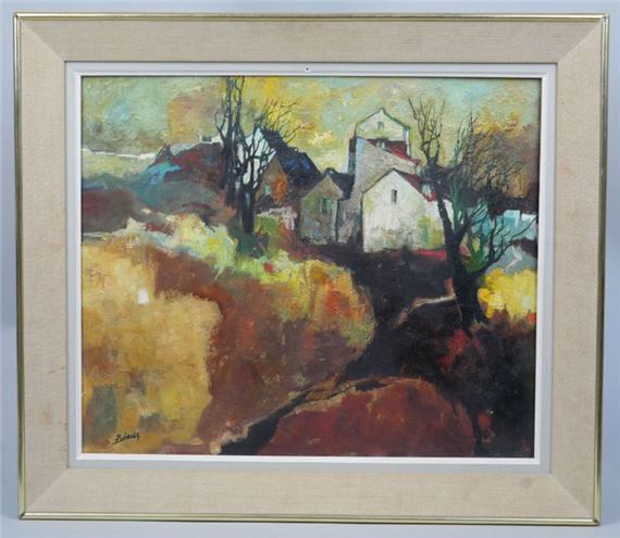 Landscape by Michel Francois Preaux