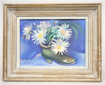 Shoe and daisies - Henri Mahé