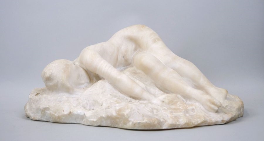 Reclining nude woman - Auguste Rodin