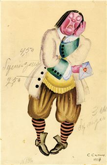 Lotto composto di 4 disegni - Vladimir Ivanovich Kozlinsky