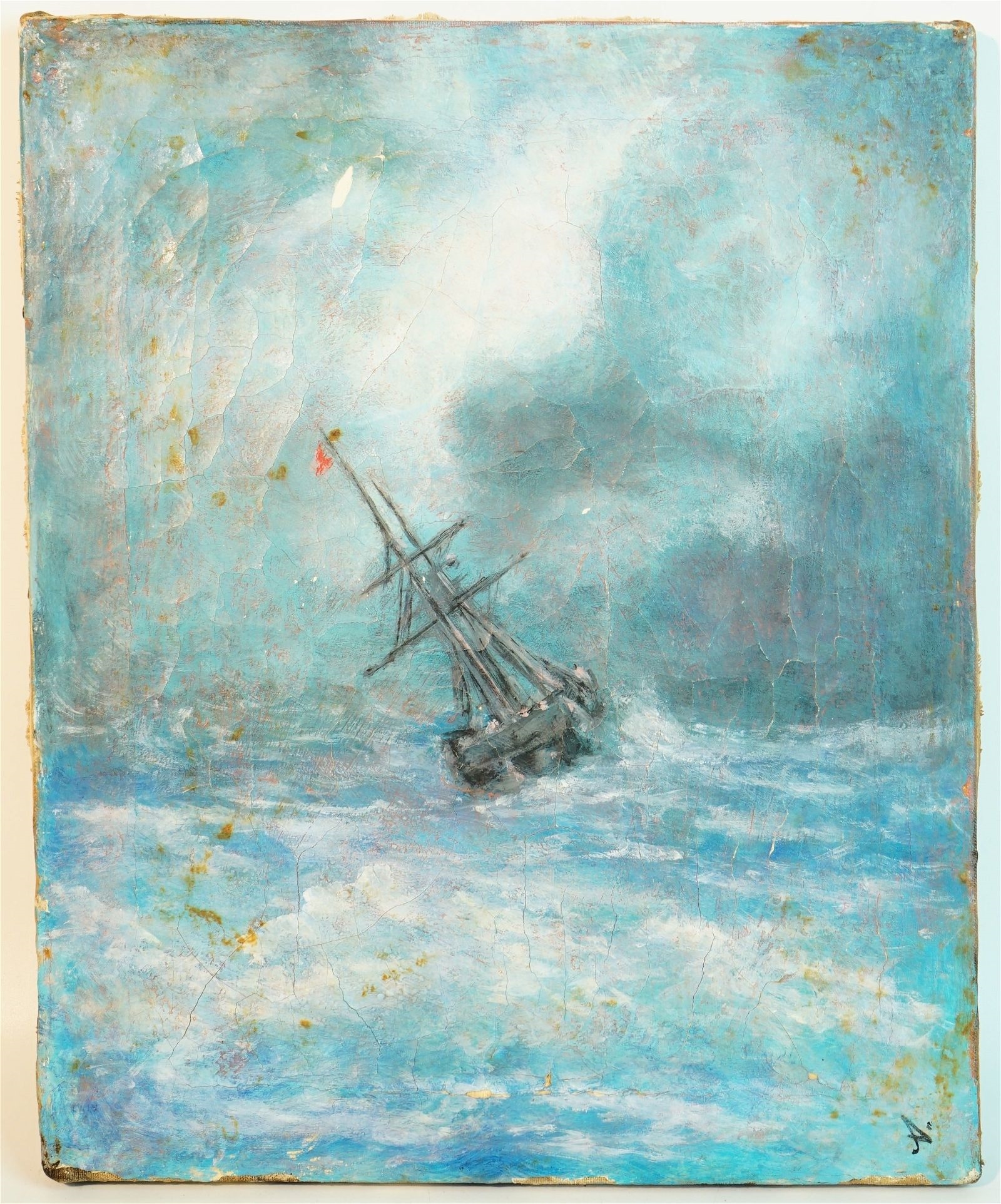 'Trouble At Sea' - Ivan Aivazovsky