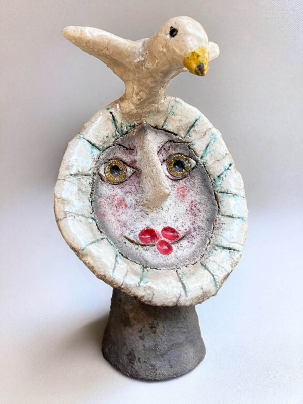 Roger Capron | Femme à la colombe | MutualArt