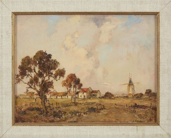 Landscape of Vendée by Ernest Germain Vauthrin