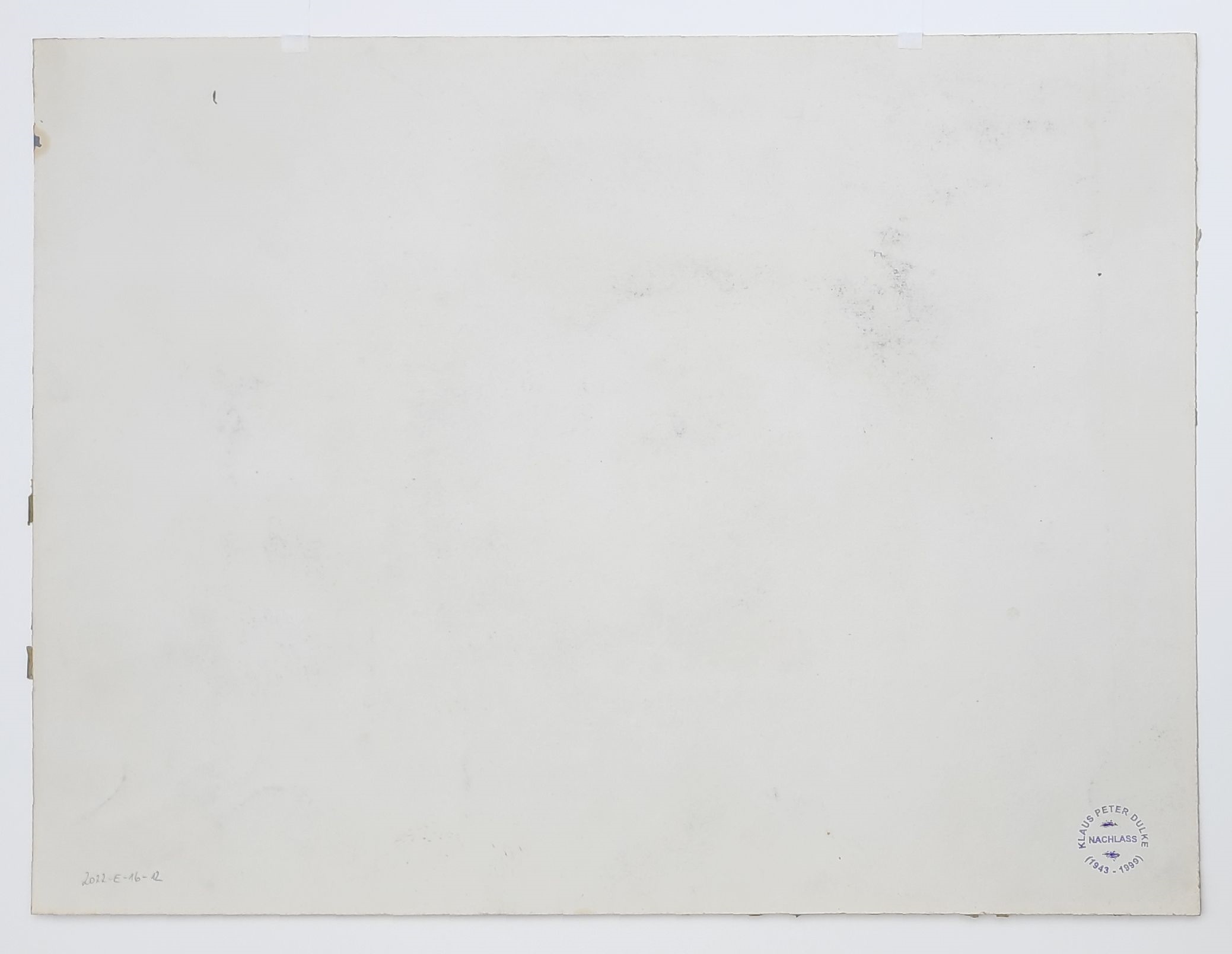 Artwork by Klaus Peter Dulke, Klaus Peter (1943 Russe/Bulgarien – 1999 Ückeritz) „Am Fischerstrand bei Heringsdorf, Made of charcoal drawing