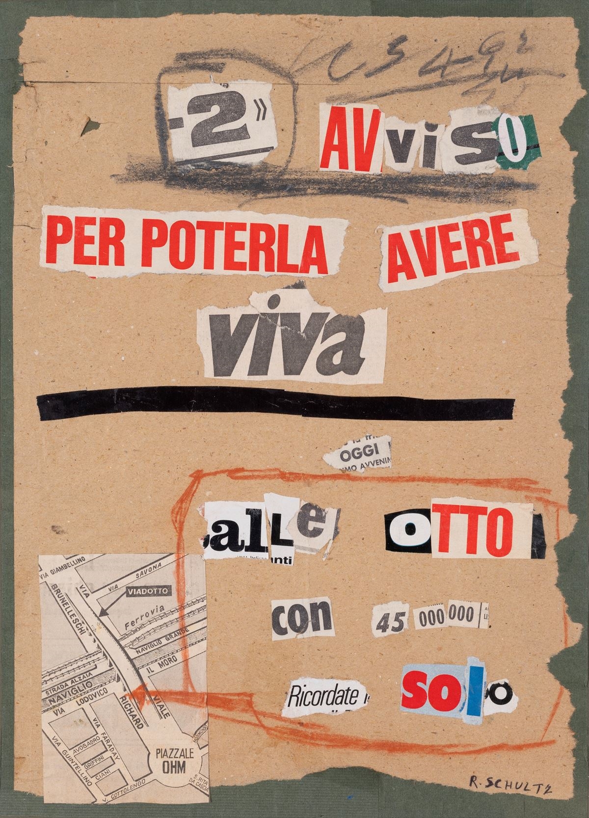 Raoul Schultz | Anonymous letters | MutualArt