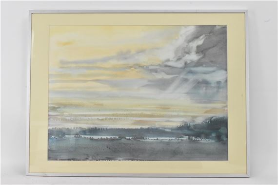 David Smith | David Smith - A watercolour depicting a Norfolk sea ...
