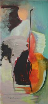 'Guitar Player', 1985 - Ilana Lilienthal