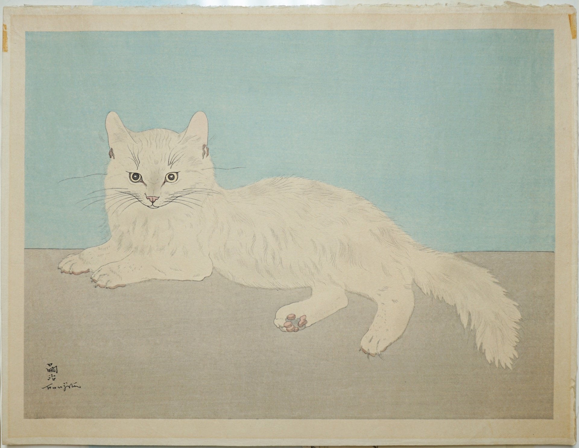 'White Cat' - Leonard Tsuguharu Foujita