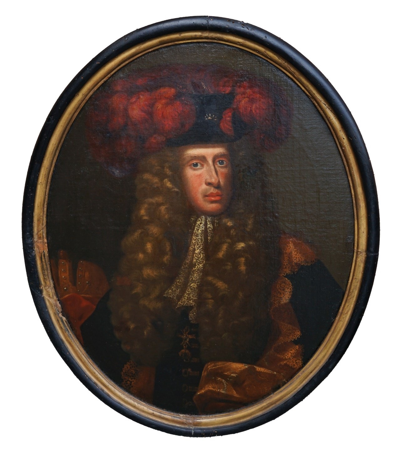 Johann Gottfried Auerbach | Possibly a Portrait of Carlos VI, Holy ...