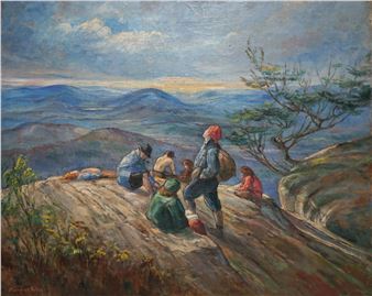 'Top of the Summit Rest' - Elizabeth Rungius Fulda