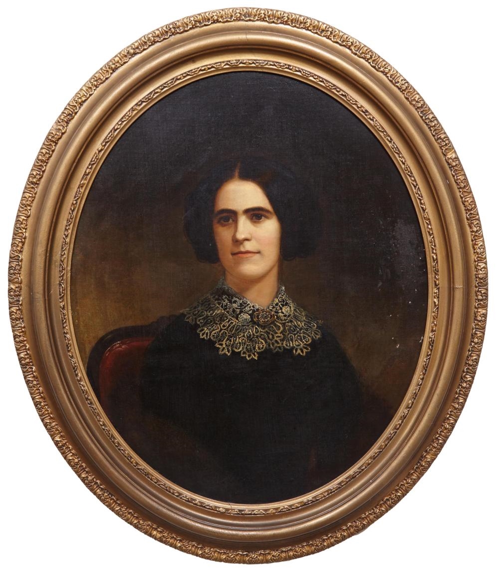 Portrait of Mrs. Hannelore, - Louisiana School, 19th Century