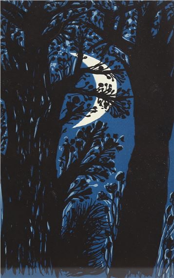 Moon in Trees by John Craxton, 1944