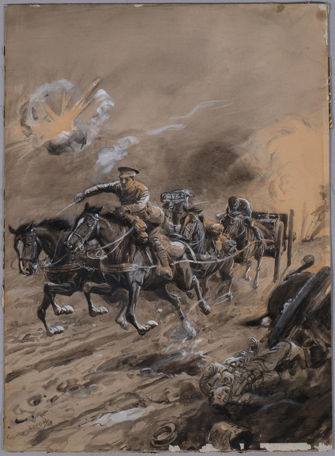George Soper | First World War battle scene | MutualArt