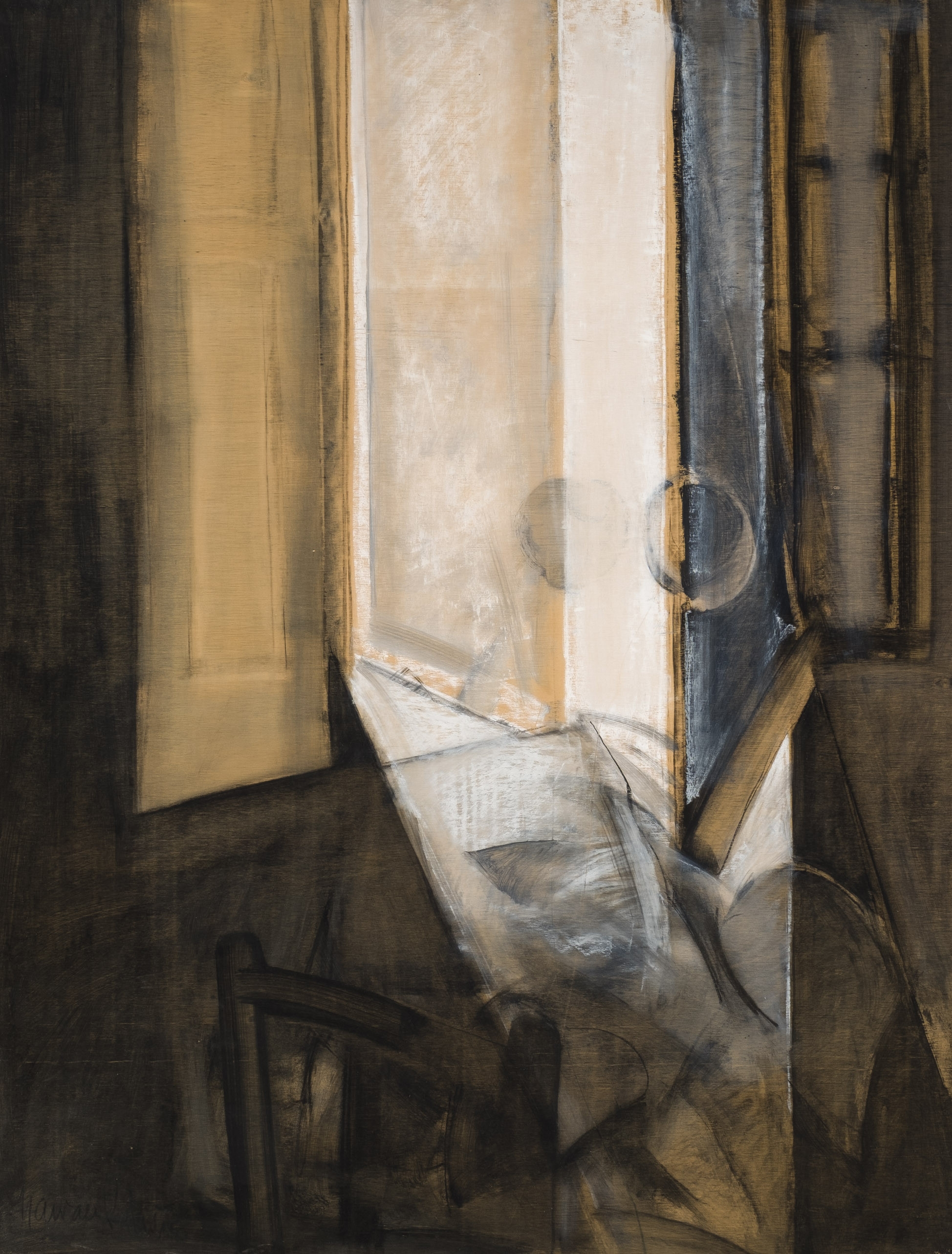 Artwork by Manuel Narvaez Patiño, Interior, Made of Mixed technique on board