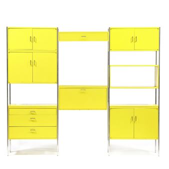 Vintage Yellow Wall Unit - Jack Cartwright