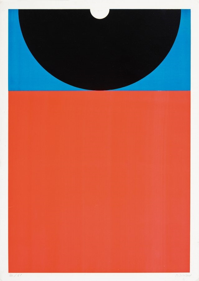 Rose, bleu, noir, 1968 - Jo Delahaut