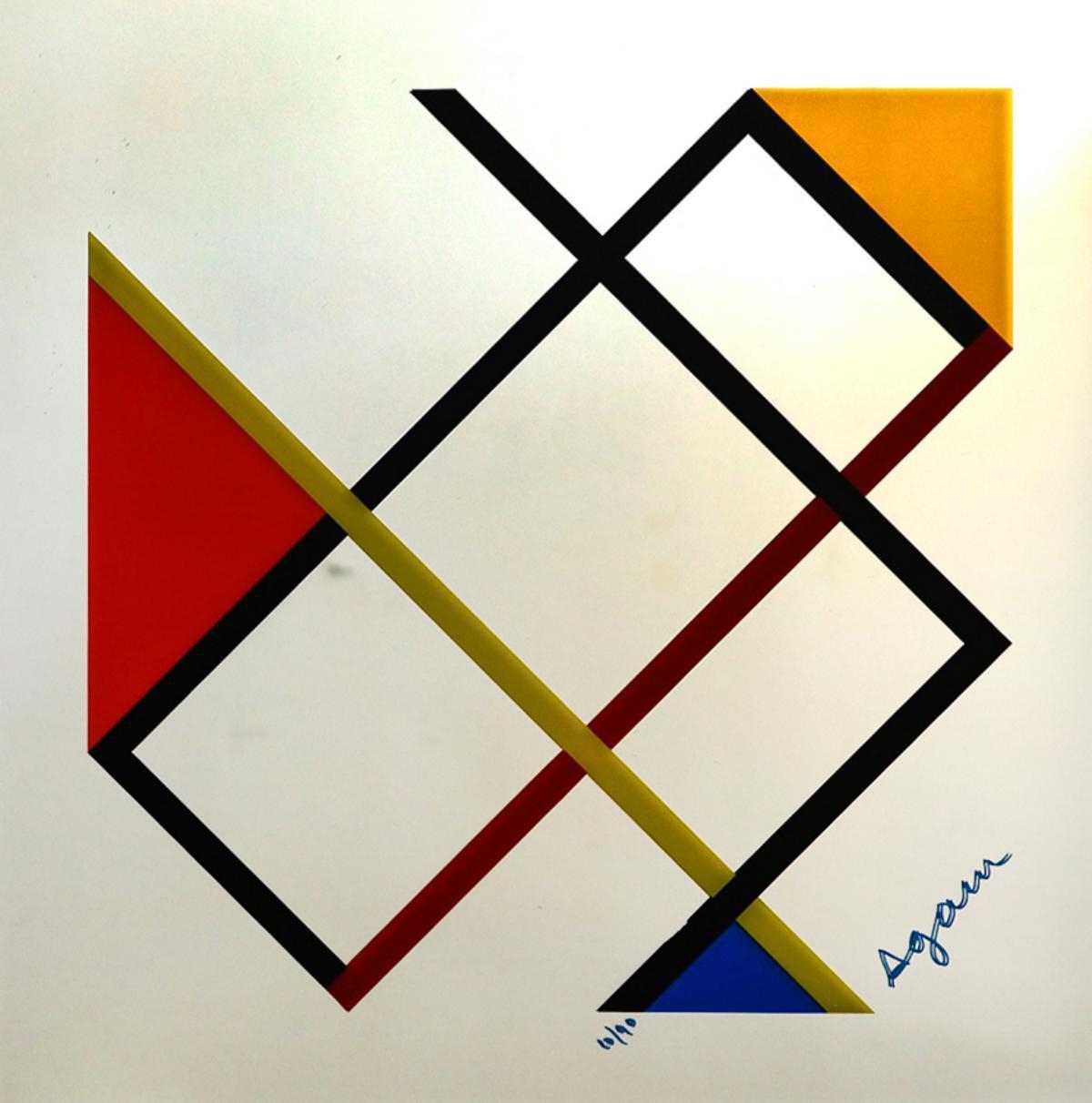 Homage to Mondrian - Yaacov Agam