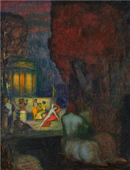Nocturnal Bacchanal by Adolf Frey-Moock