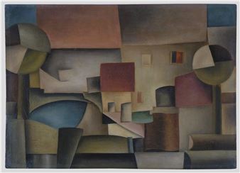 Herbstliches Dorf - Eberhard Viegener