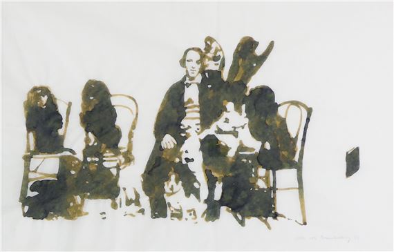 Ohne Titel (Mann mit Hunden by Ulla von Brandenburg, 2004