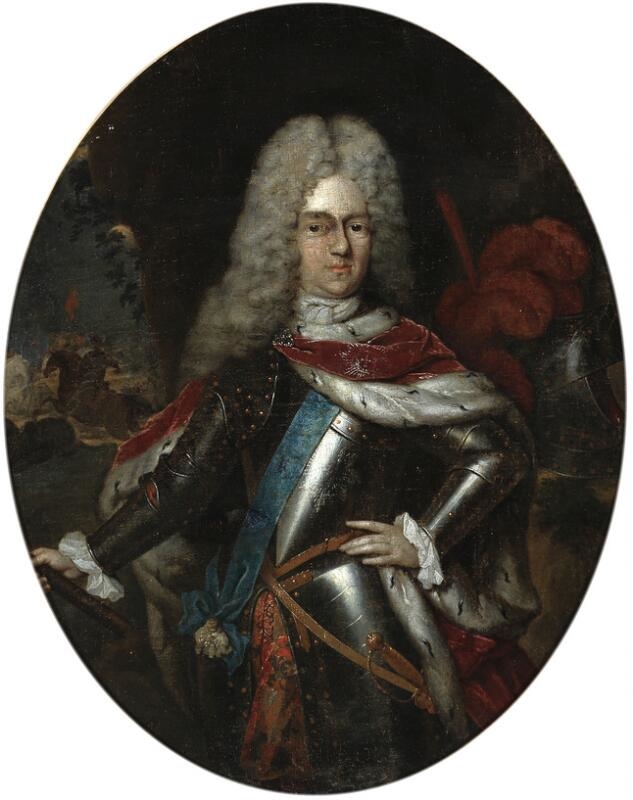 Portrait of prince Carl of Danmark - Hyacinthe Rigaud
