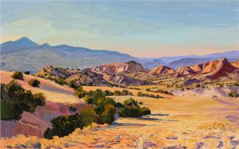 Chimayo Badlands, Near Sundown , 1990 - Louisa McElwain