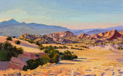 Chimayo Badlands, Near Sundown , 1990 by Louisa McElwain, 1990
