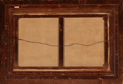 Artwork by Thomas F. Laycock, Crossing the River, 1886, Made of Oil on canvas