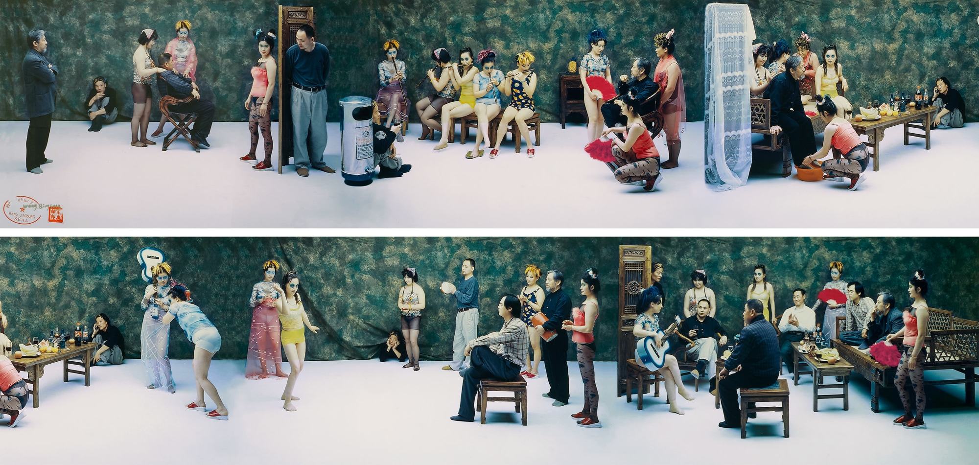 Wang Qingsong | Night Revels of Lao Li (2000) | MutualArt