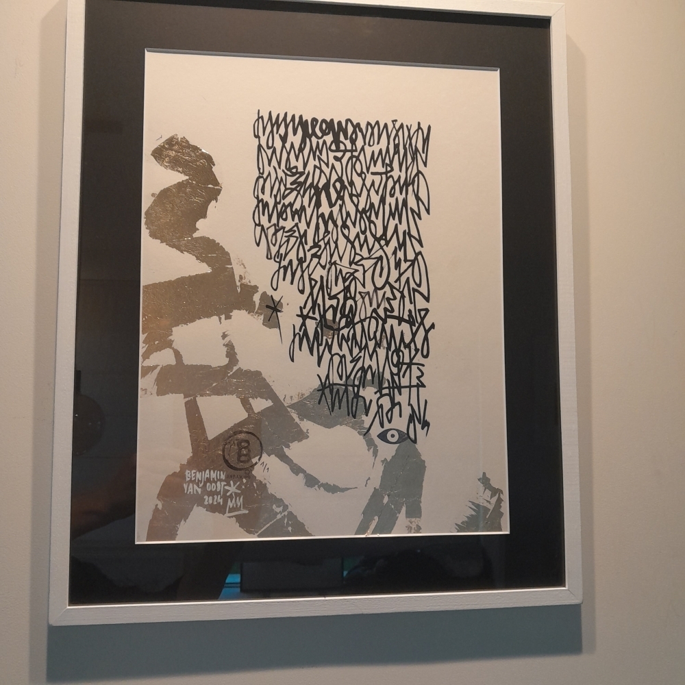 Artwork by Benjamin van Oost, Gold, Made of Mixed media