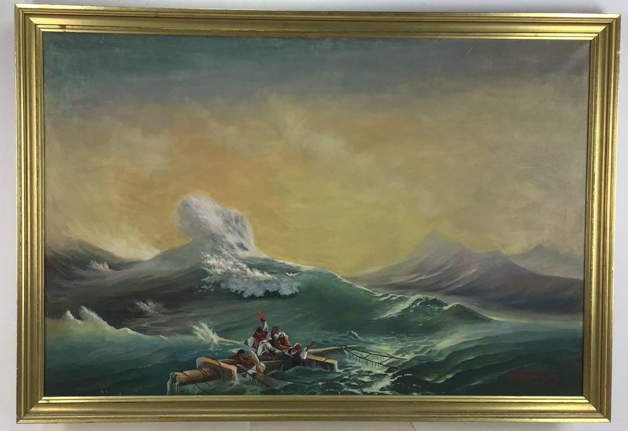 Reproduction on canvas of Ivan Aivazovsky's (1817 - 1900) "Wave" - Ivan Aivazovsky