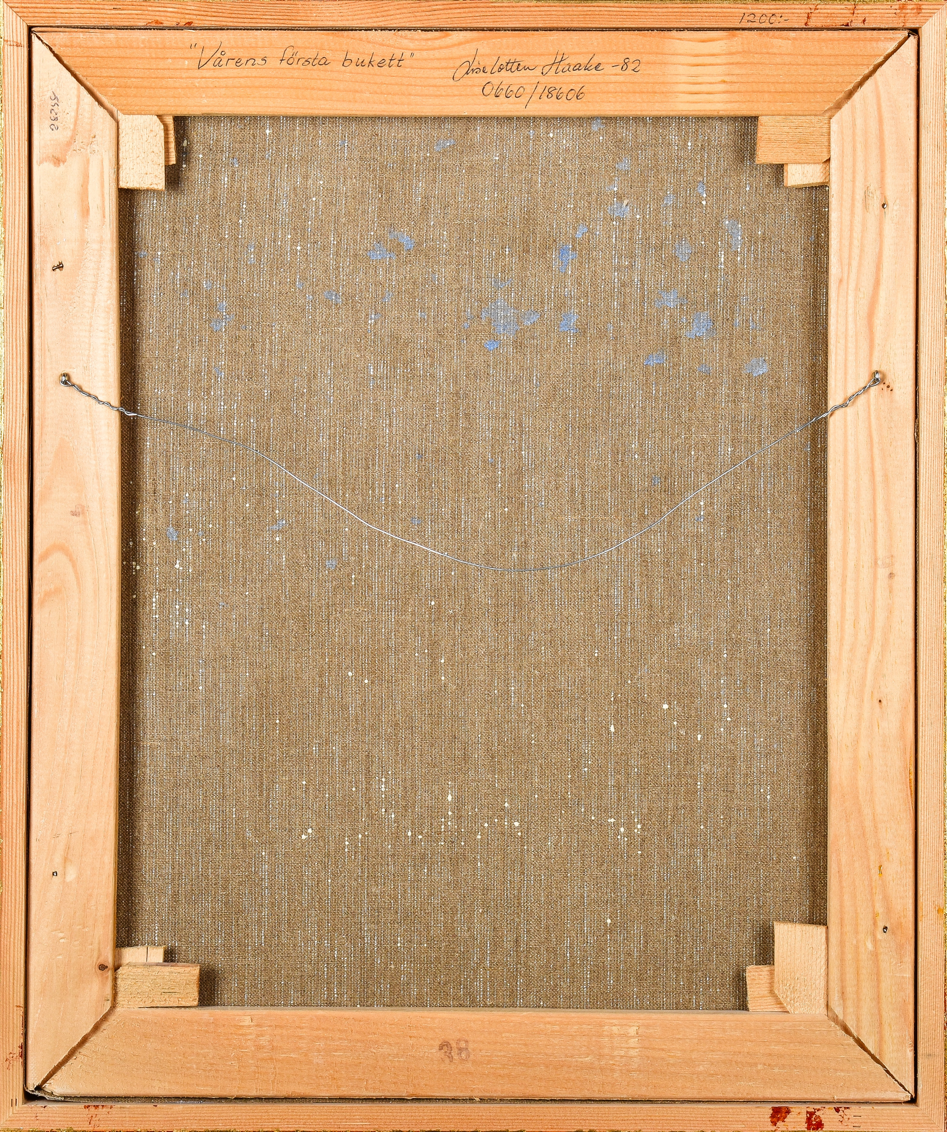 Artwork by Liselotten Haake, 71 Liselotten Haake Olja på duk, Made of Oil on canvas