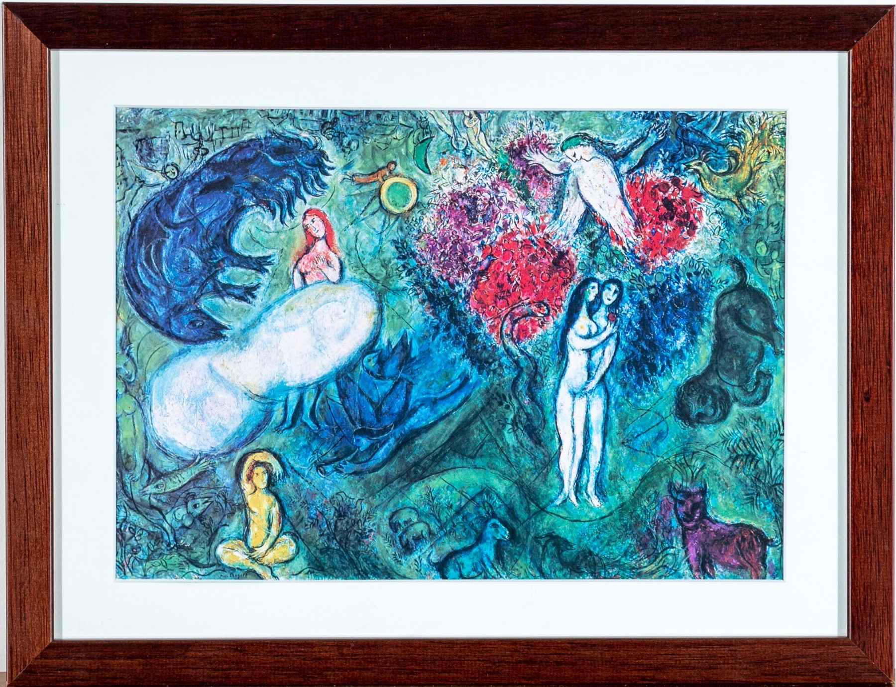 Marc Chagall | Small Scale Color Print Of A Chagall Painting | MutualArt