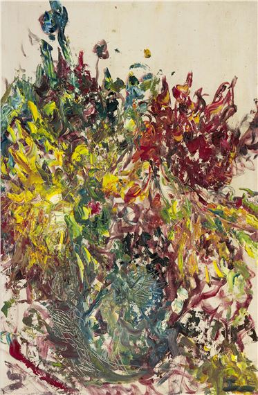 Kytica na bielom pozadí by Lea Mrázová